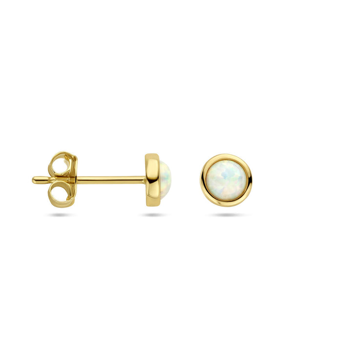 Ohrstecker Opal 14K Gelbgold