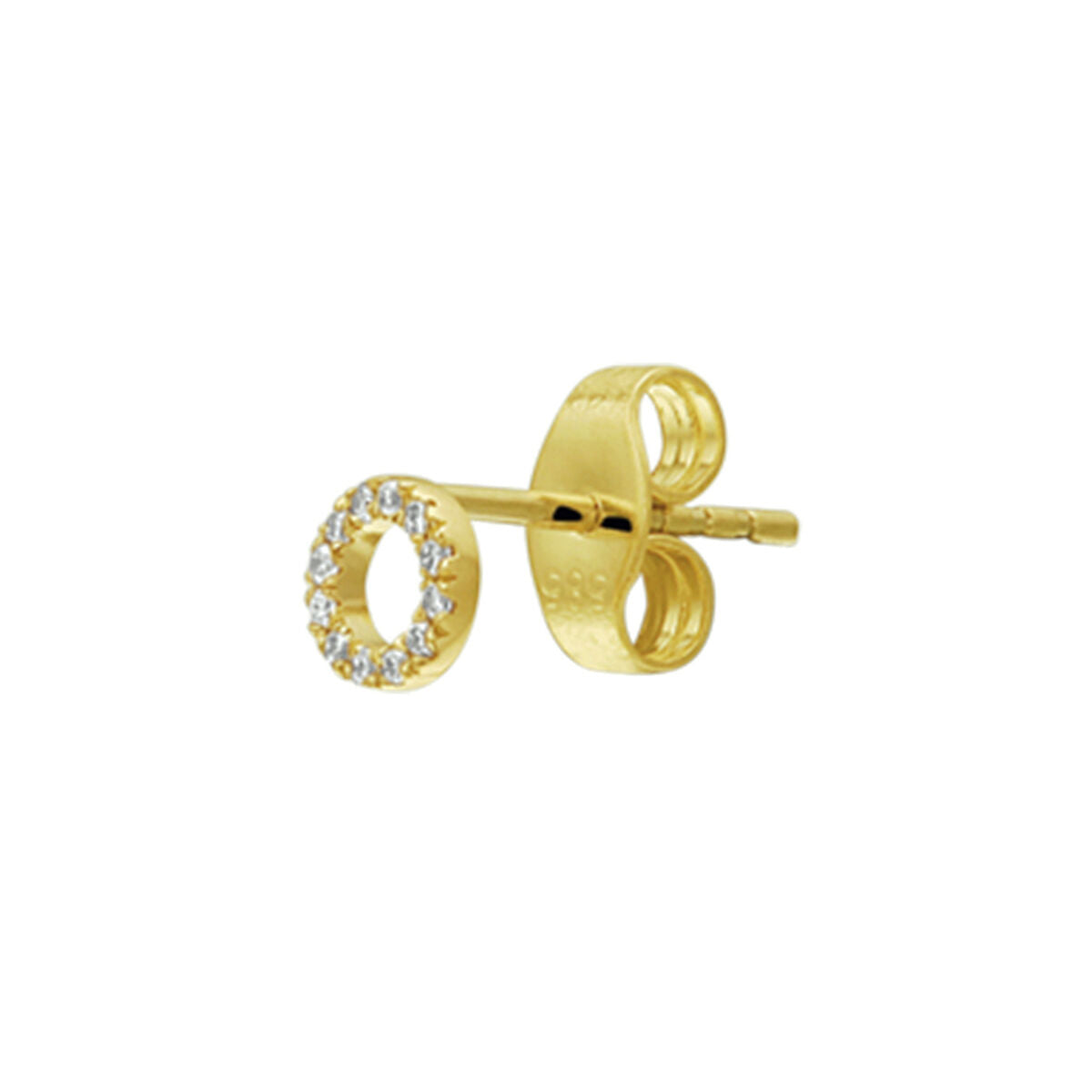 Ohrstecker Diamant 0,035 ct h p1 pro Stück 14K Gelbgold