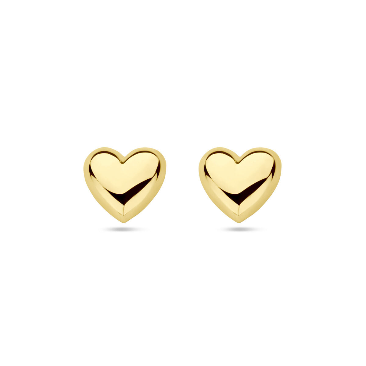 Ohrstecker Herz 14K Gelbgold