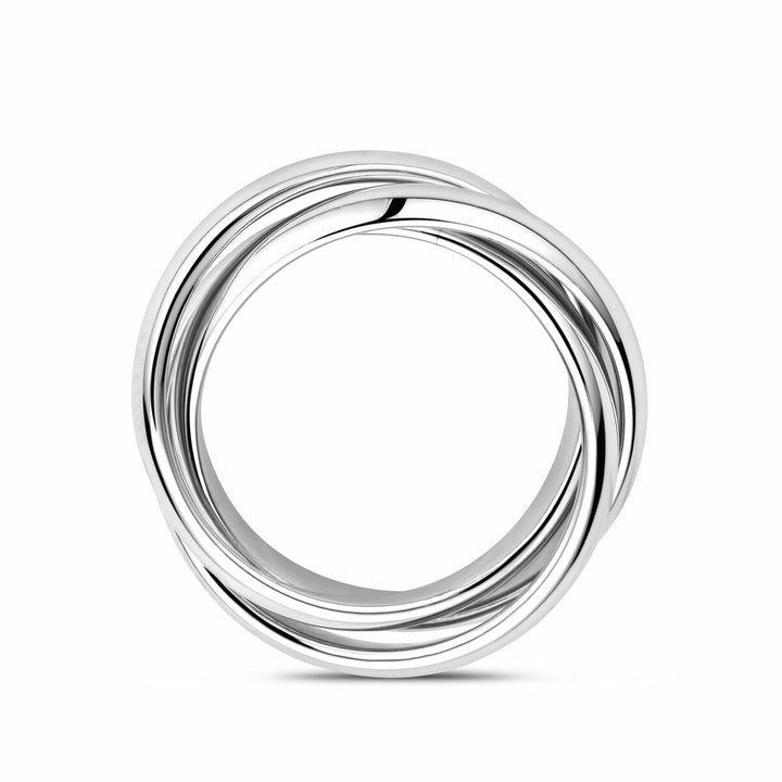Trinity-Ringe Silber rhodiniert