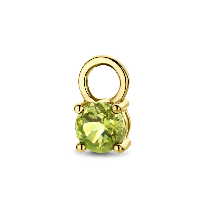 Ohrring-Anhänger Peridot pro Stück 14K Gelbgold
