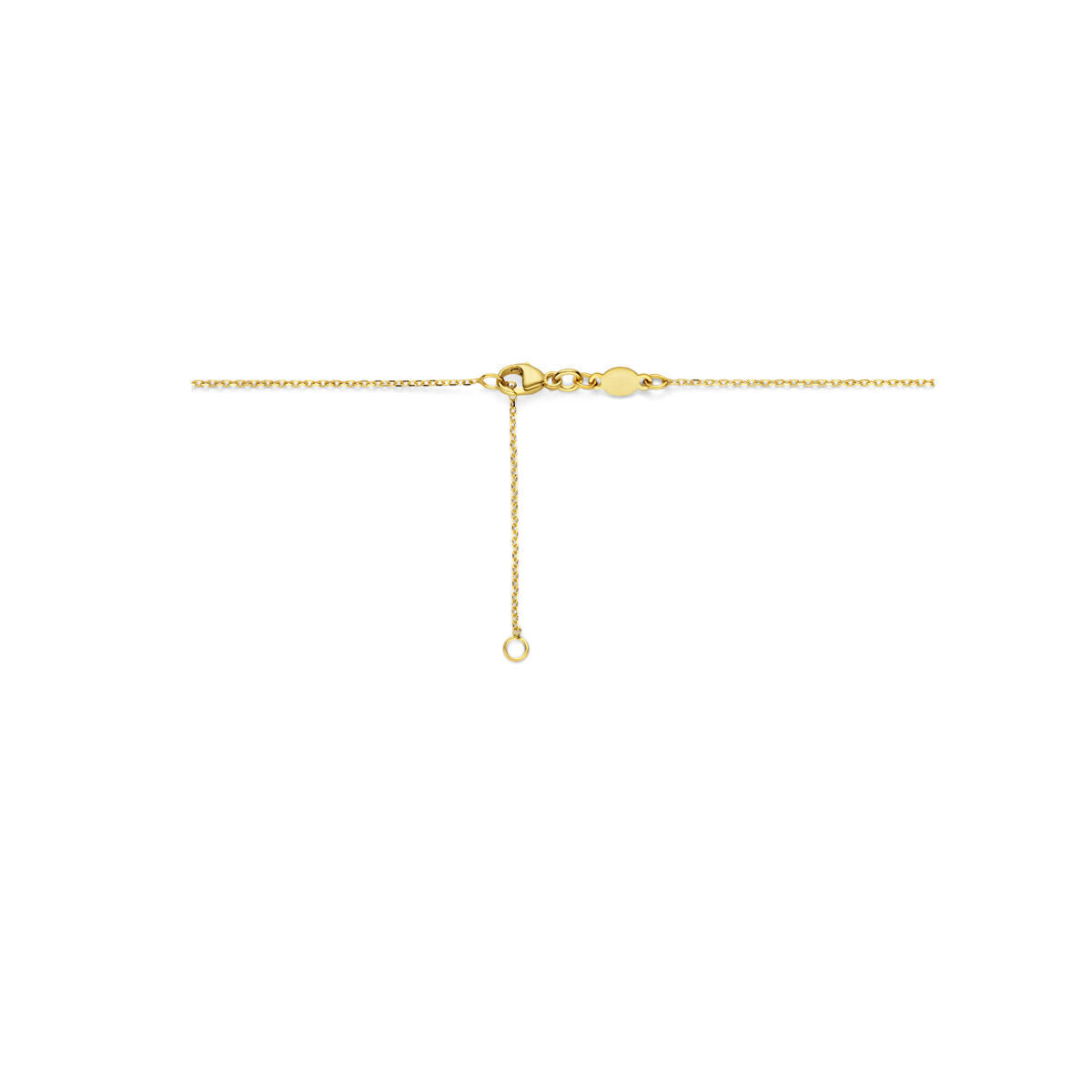 Halskette Love 42 + 3 cm 14 Karat Gelbgold