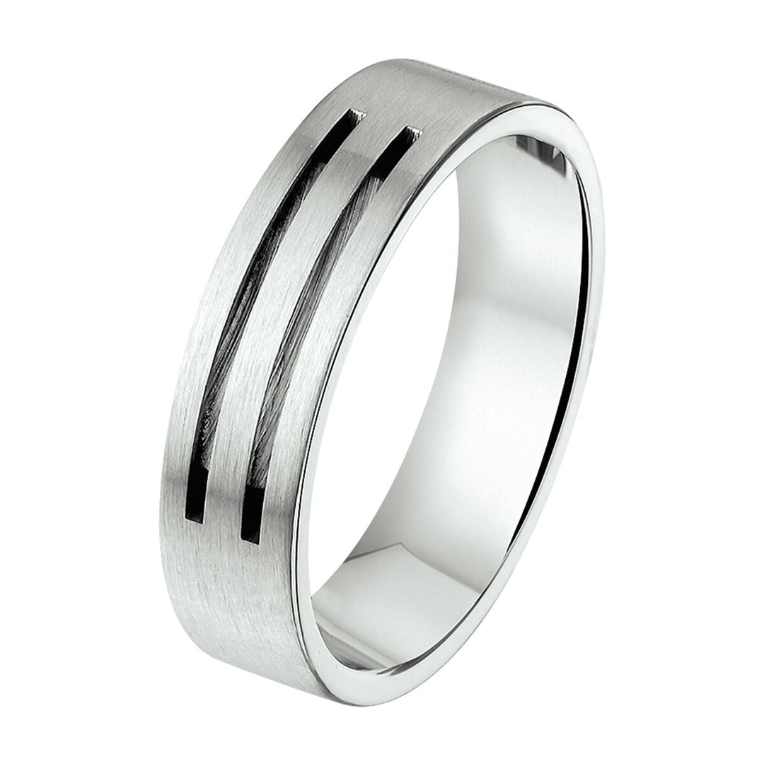 Ring A509 – 6 mm – ohne CZ-Edelstahl