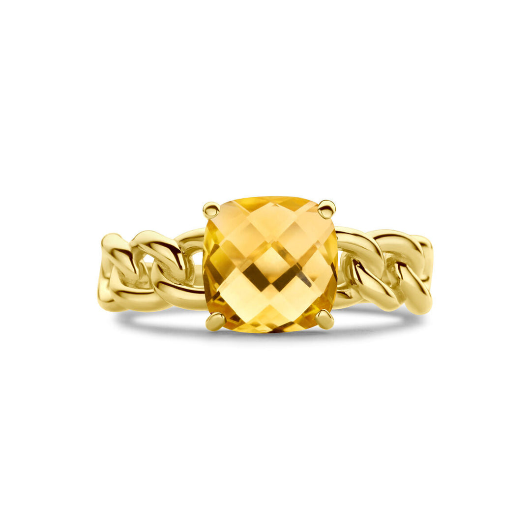 Ring Citrin 14K Gelbgold