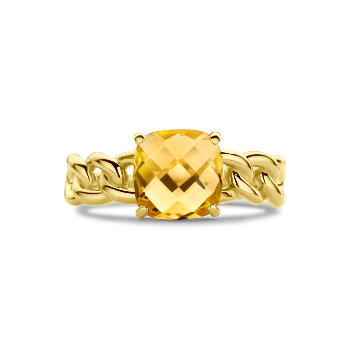 Ring Citrin 14K Gelbgold