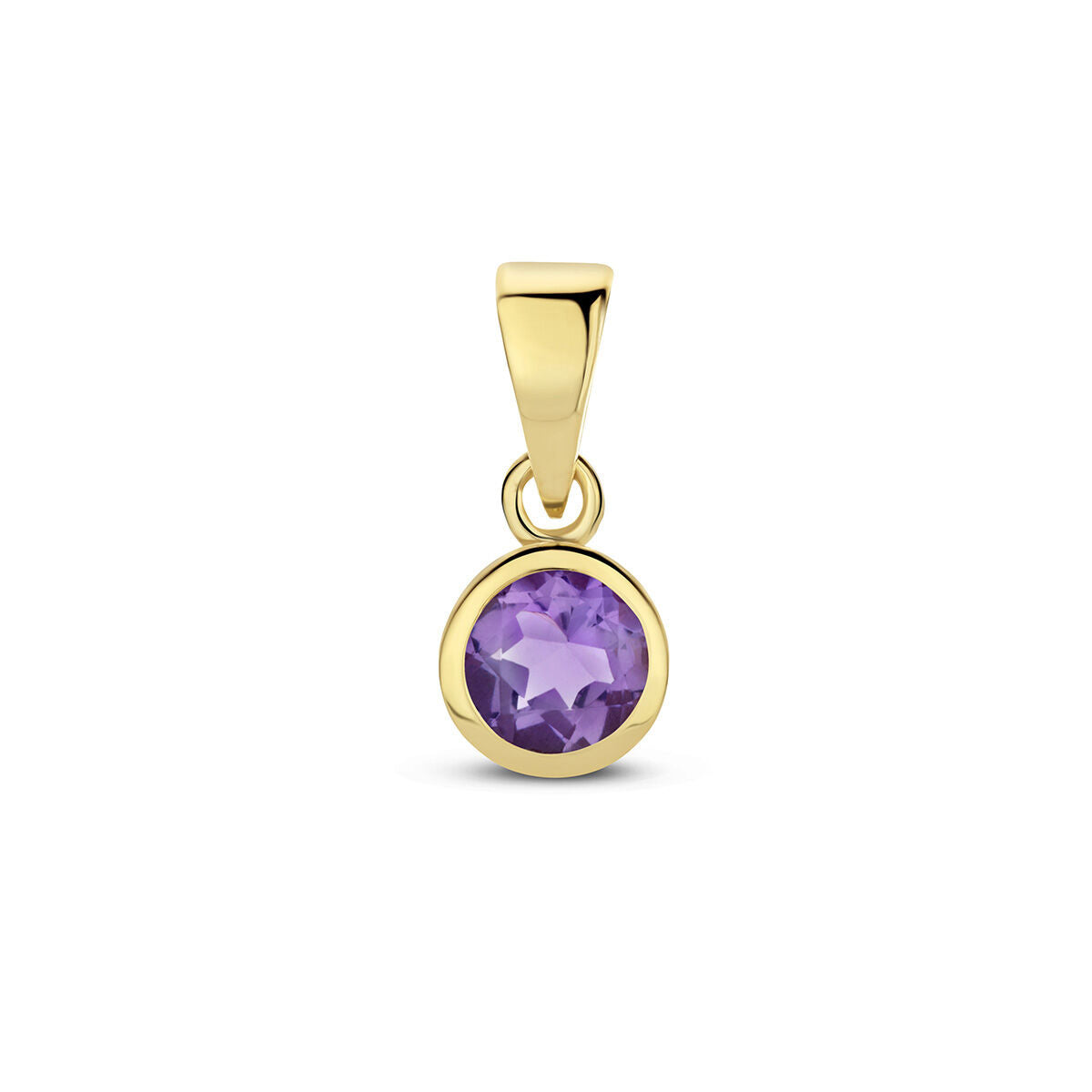 Anhänger mit Geburtsstein 14K Gelbgold