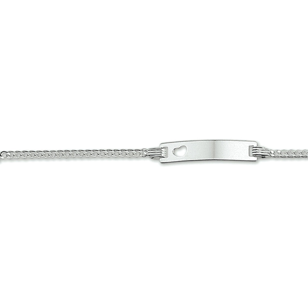 Gravierte Gourmet-Armbanduhr mit flacher Platte und 4,2 mm breitem, silbernem Armband