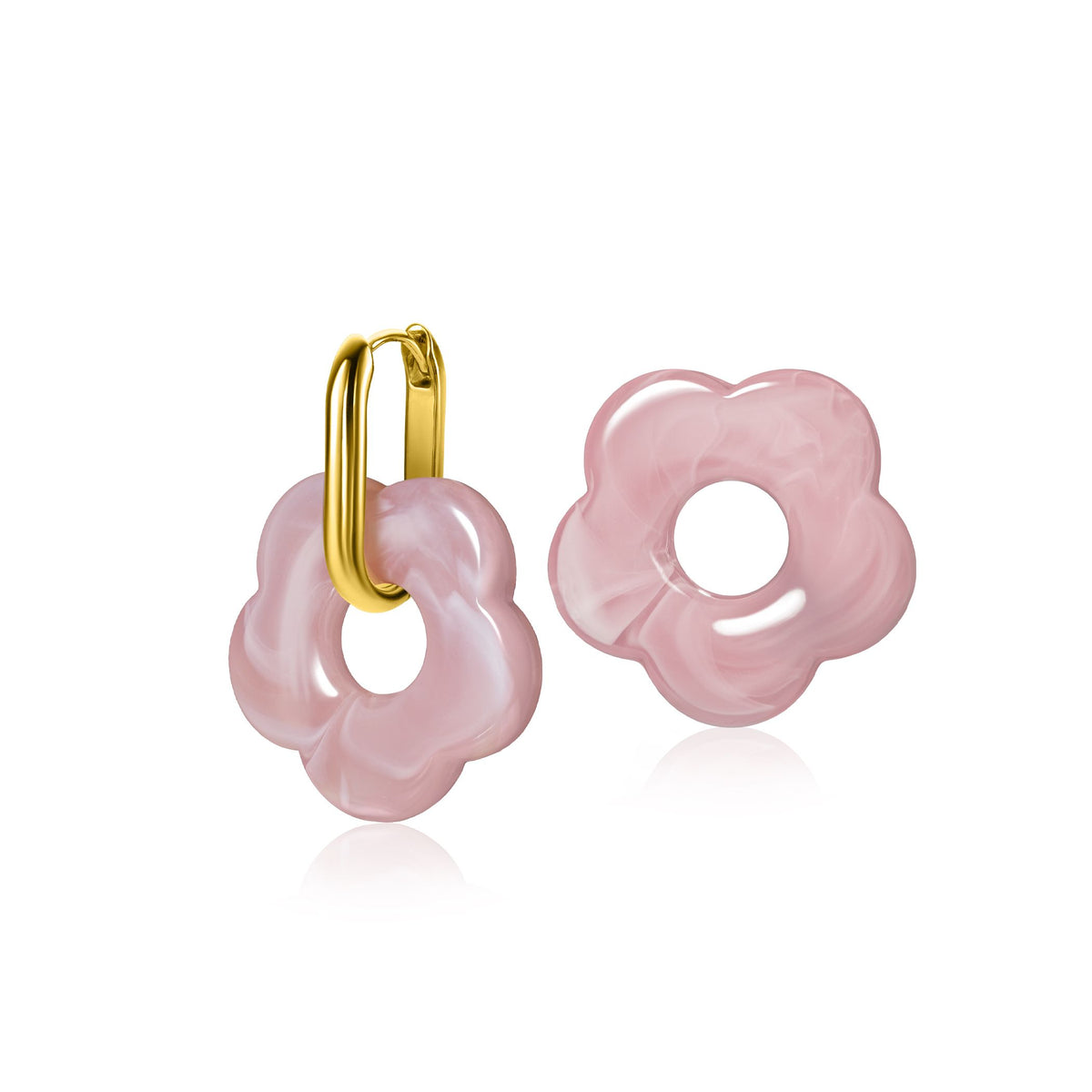 Zinzi Ohranhänger Blume rosa ZICH2720R
