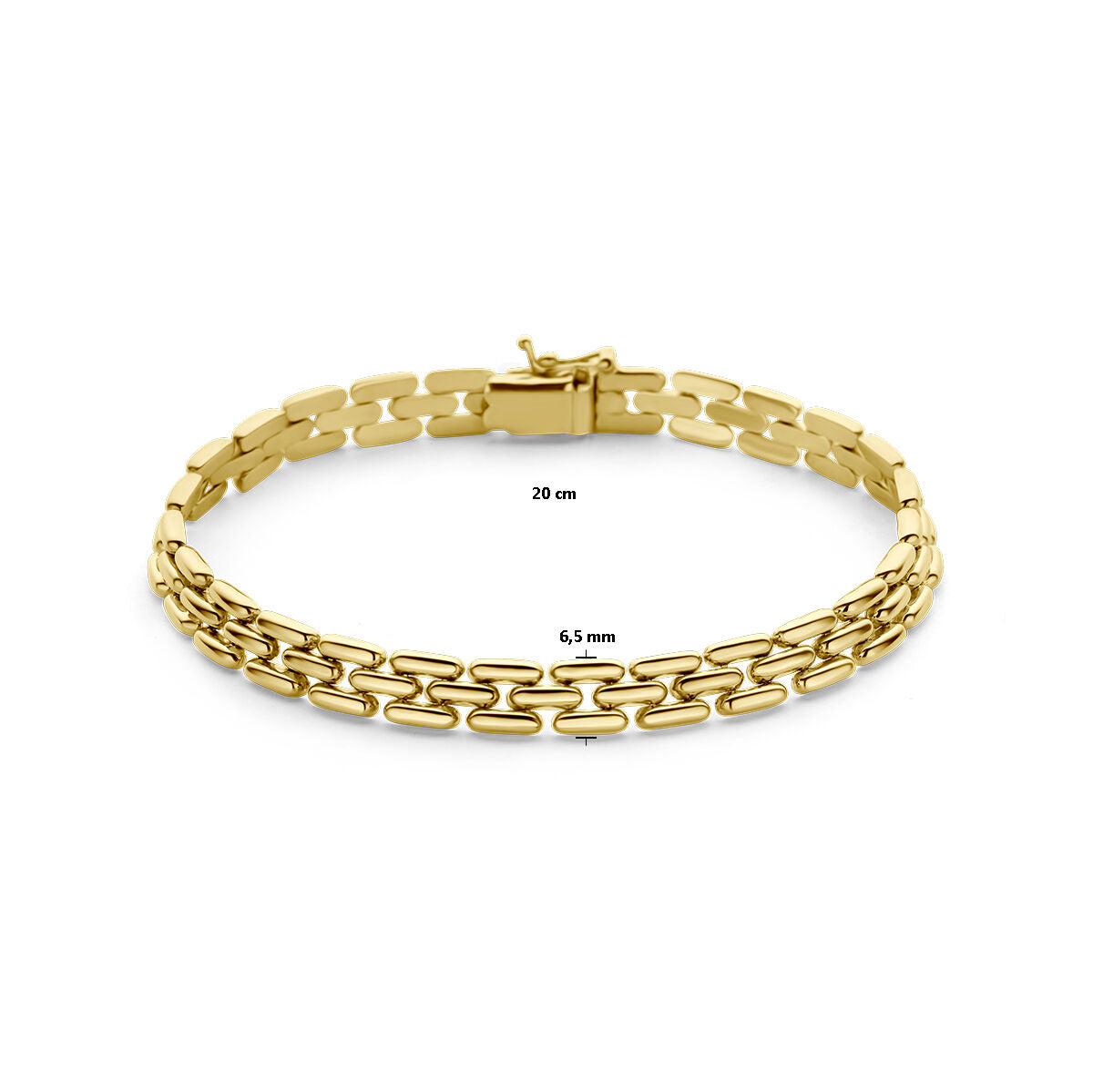 Goldarmband Damen Panther 14K