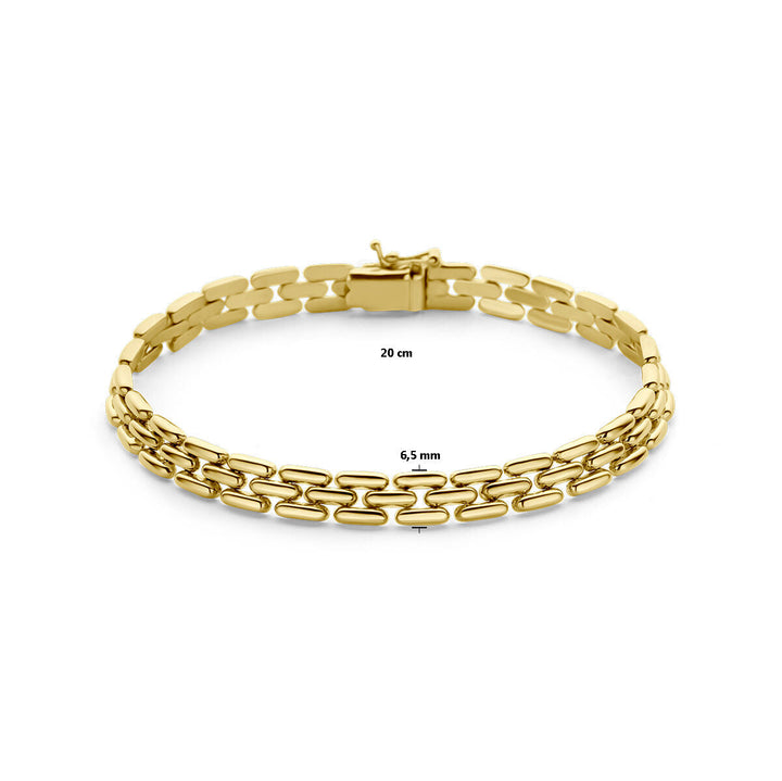Goldarmband Damen Panther 14K