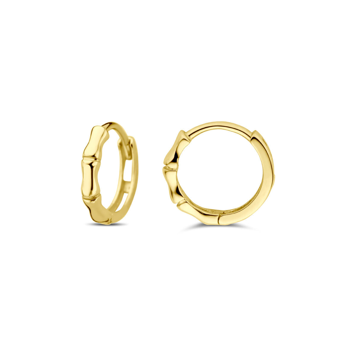 Klappohrringe 9,5 mm 14K Gelbgold