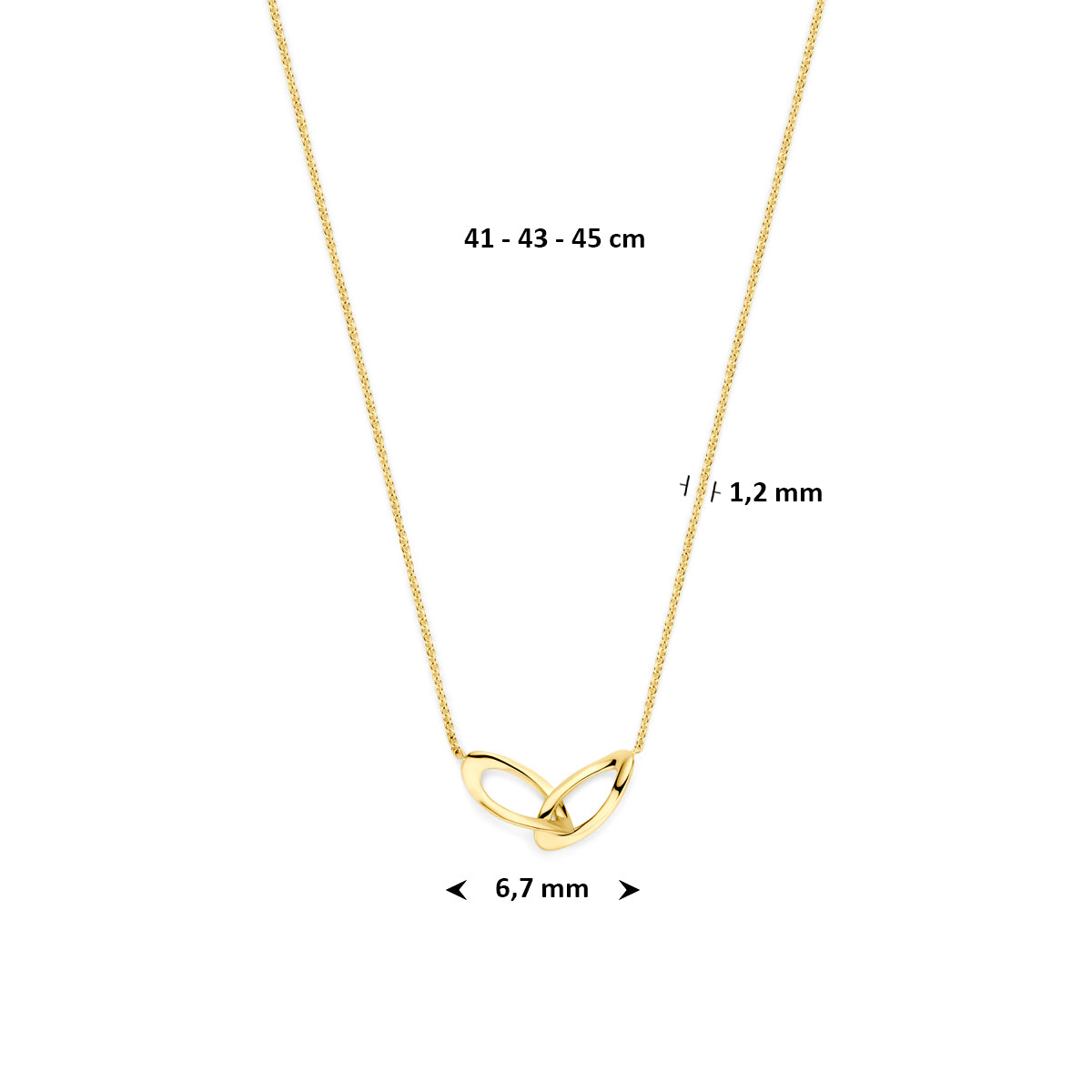 9k collier 9K geel