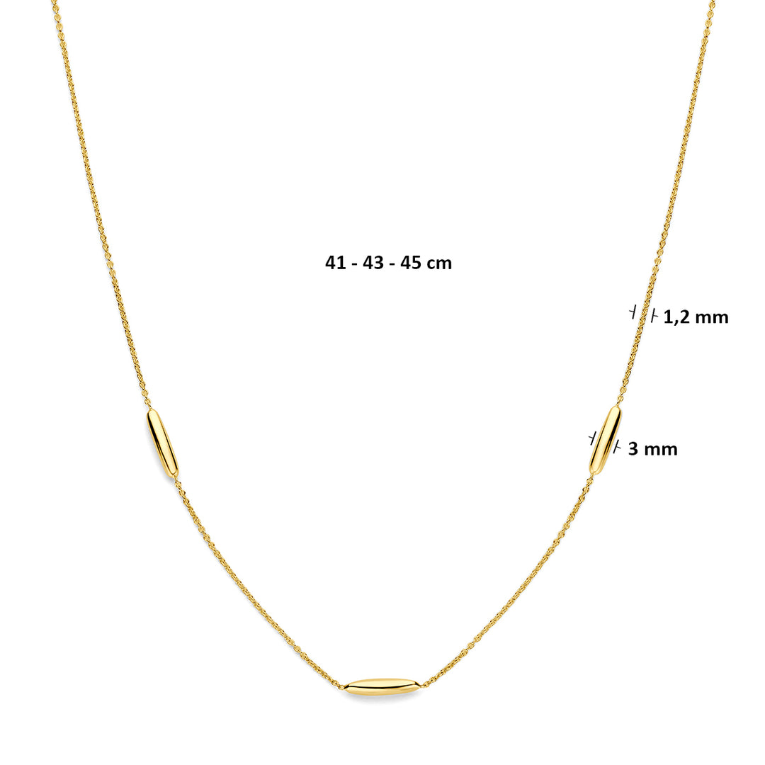 9k collier 9K geel