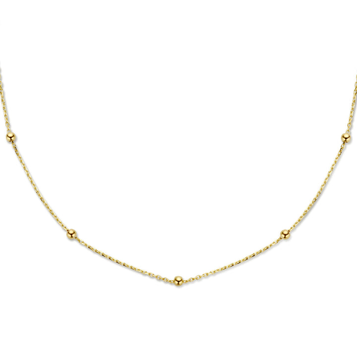 Halskette Kugeln 2,5 mm 40 - 42 - 44 cm 14K Gelbgold