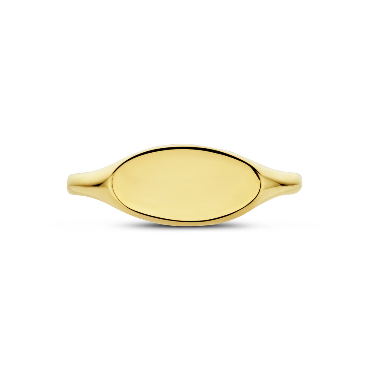 Gravurring 14K Gelbgold