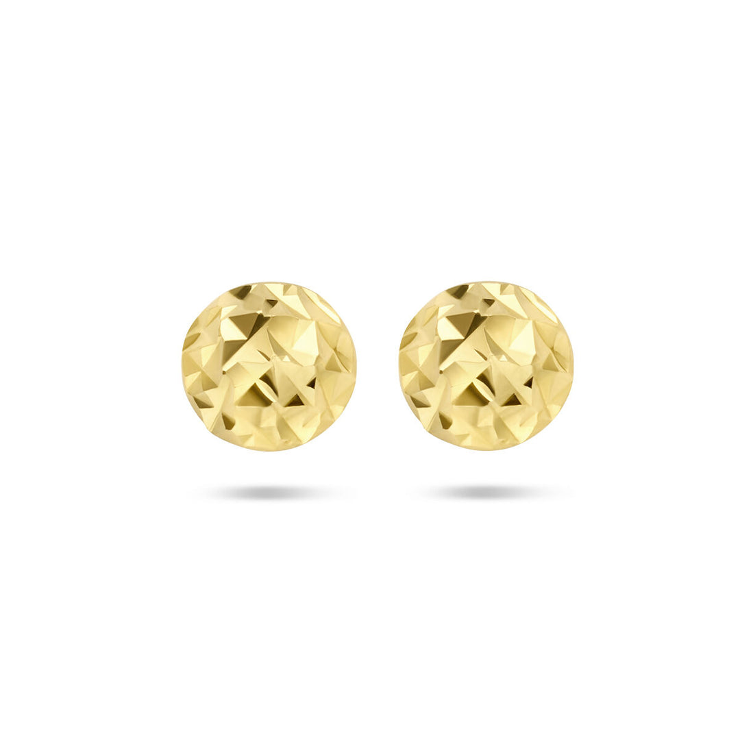 Ohrstecker diamantiert aus 14K Gelbgold