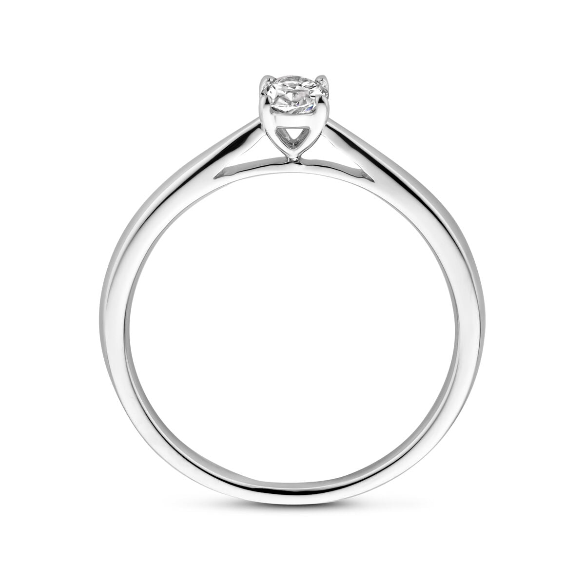 Ring Labordiamant 0.25ct H SI 14K Weißgold