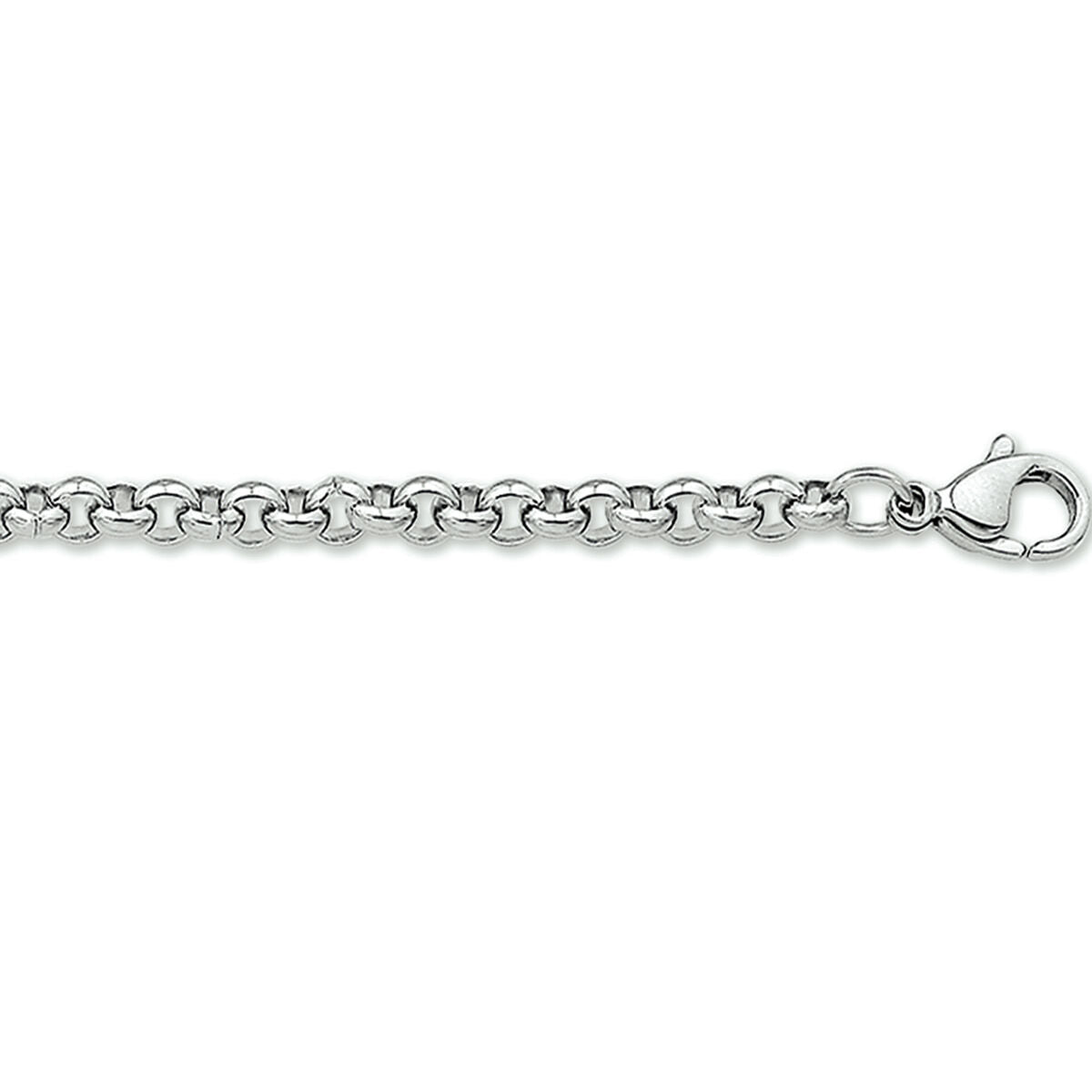 Halskette Jasseron 4,0 mm Edelstahl