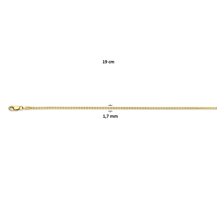 Armband Fuchsschwanz 1,7 mm
