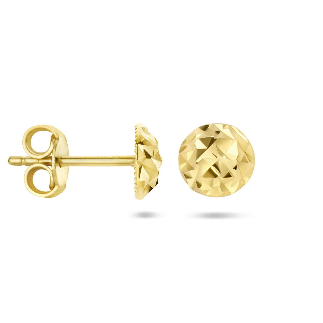Ohrstecker diamantiert aus 14K Gelbgold