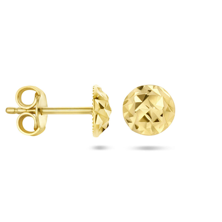 Ohrstecker diamantiert aus 14K Gelbgold