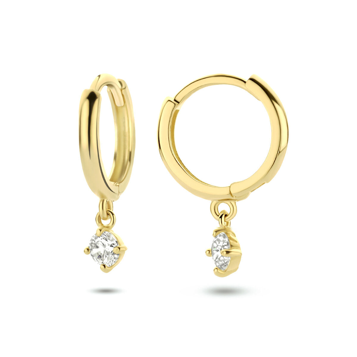 Ohrhänger Zirkonia 14K Gelbgold