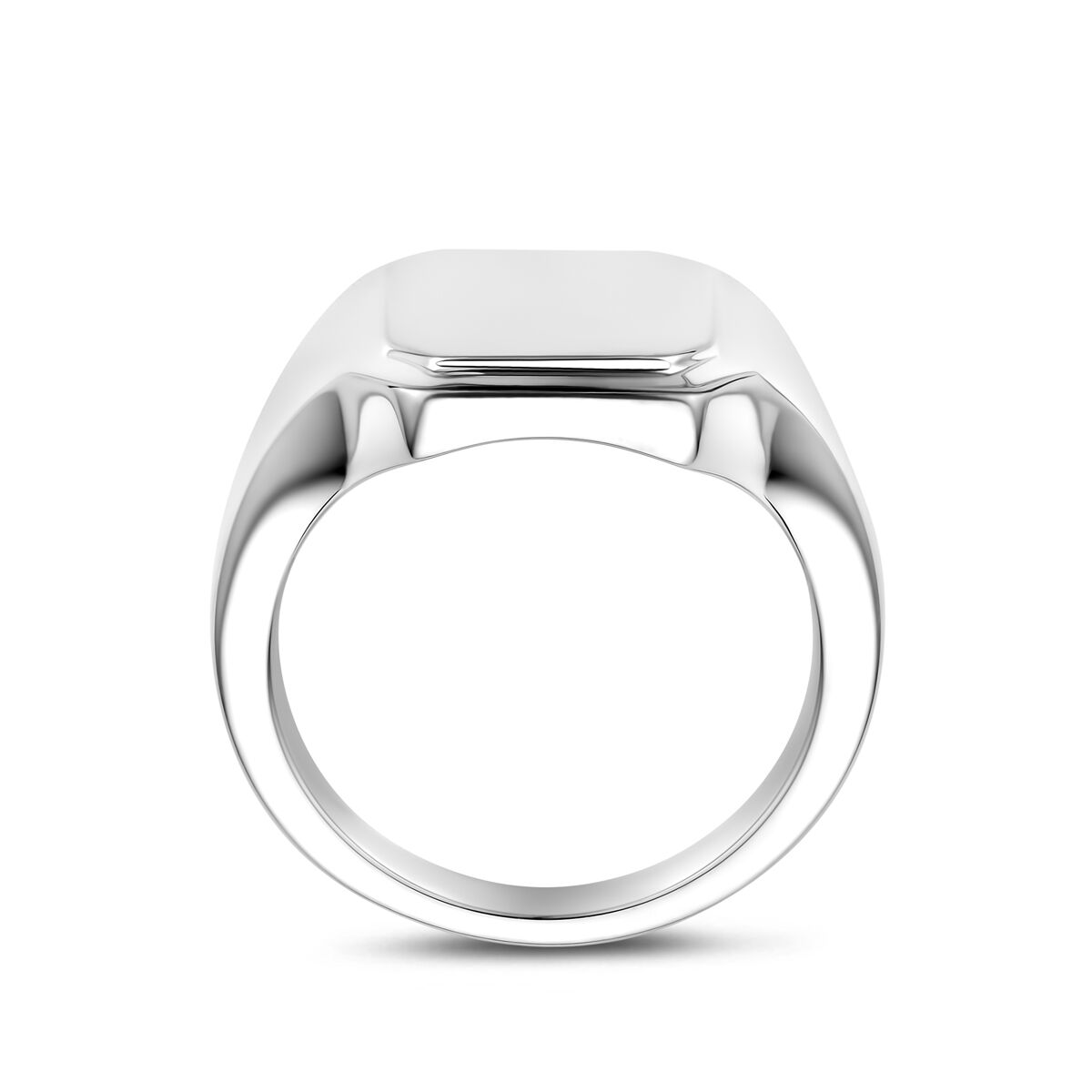 Gravurring Poly/Silber matt weiß 