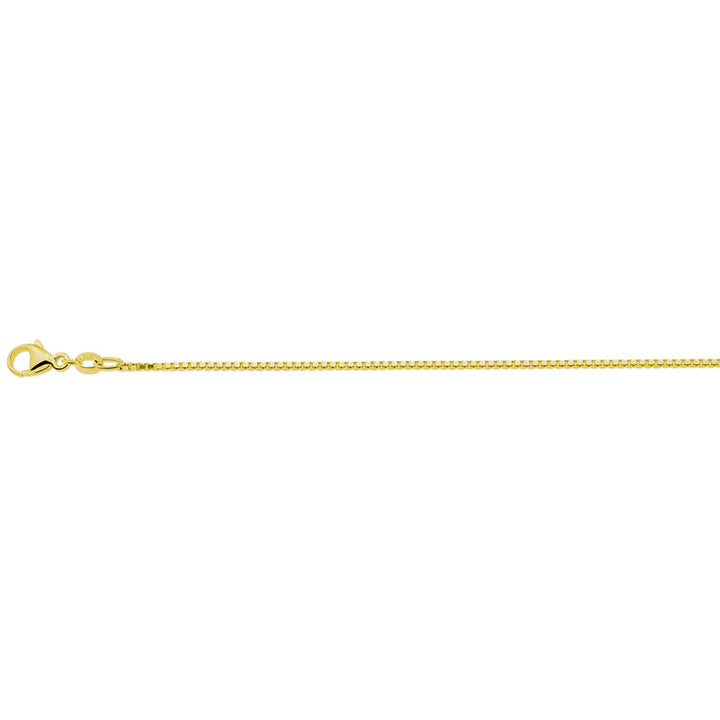 Halskette Venezianer 1,1 mm 3 Mikron Silber vergoldet (gelb)