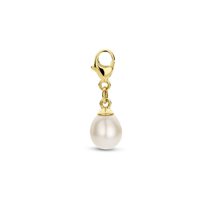 Schlossanhänger Perle 14K Gelbgold