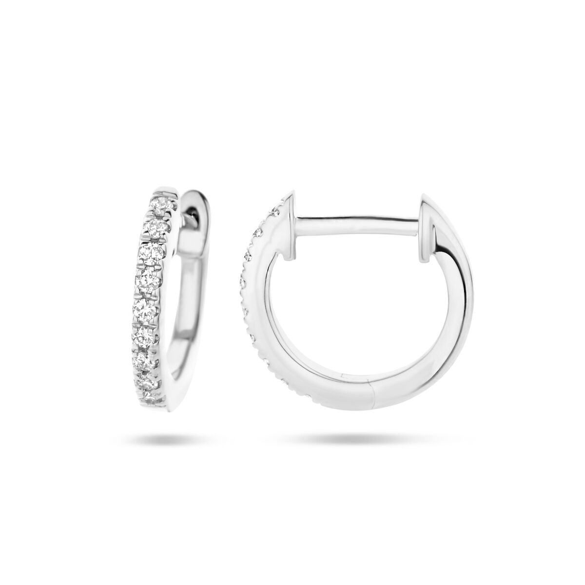 Ohrhänger Diamant 0,06 ct (2x 0,03 ct) H SI 14K Weißgold