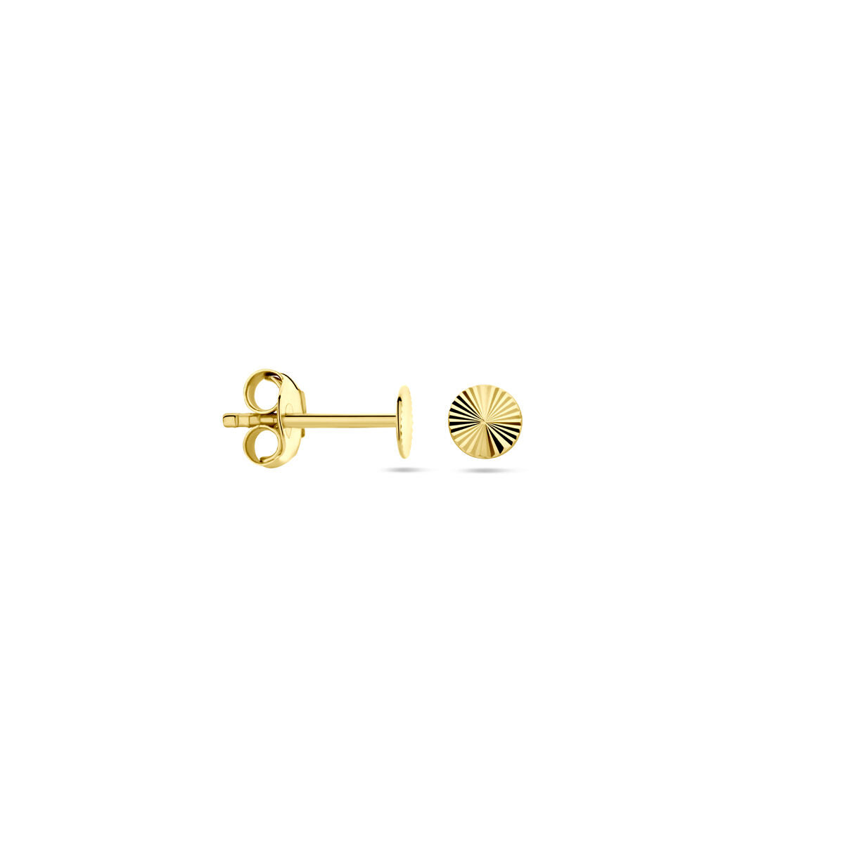 Diamantnieten 4,0 mm 14K Gelbgold