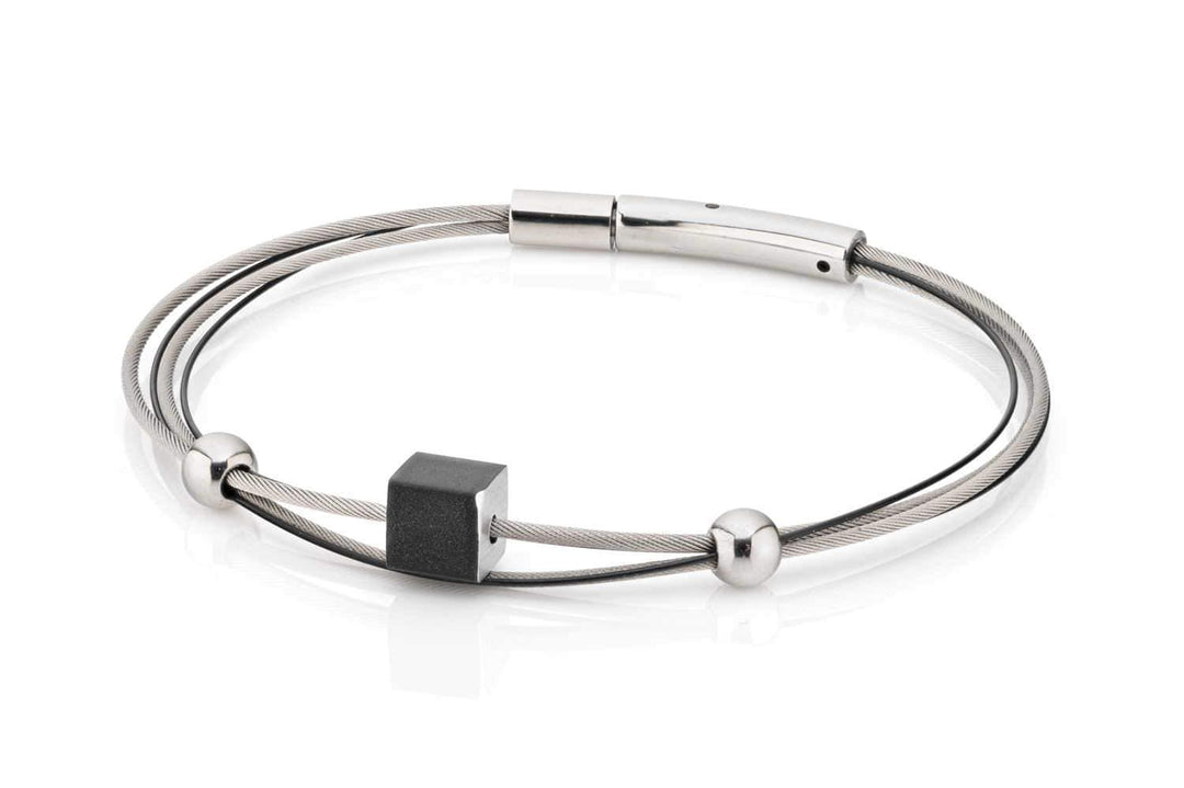 Armband Würfel Schwarz A230Z