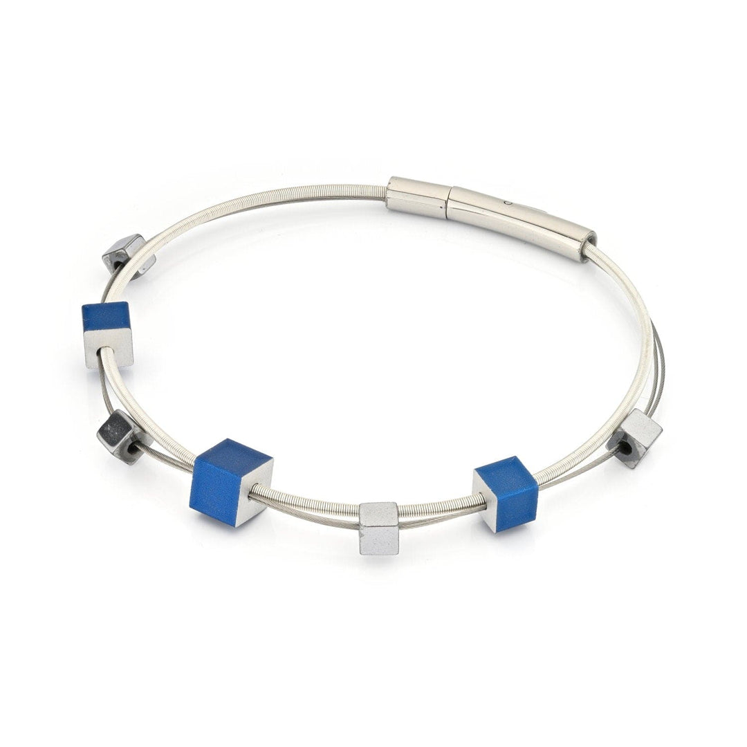 Armband verspielte Würfel bicolor A257BI