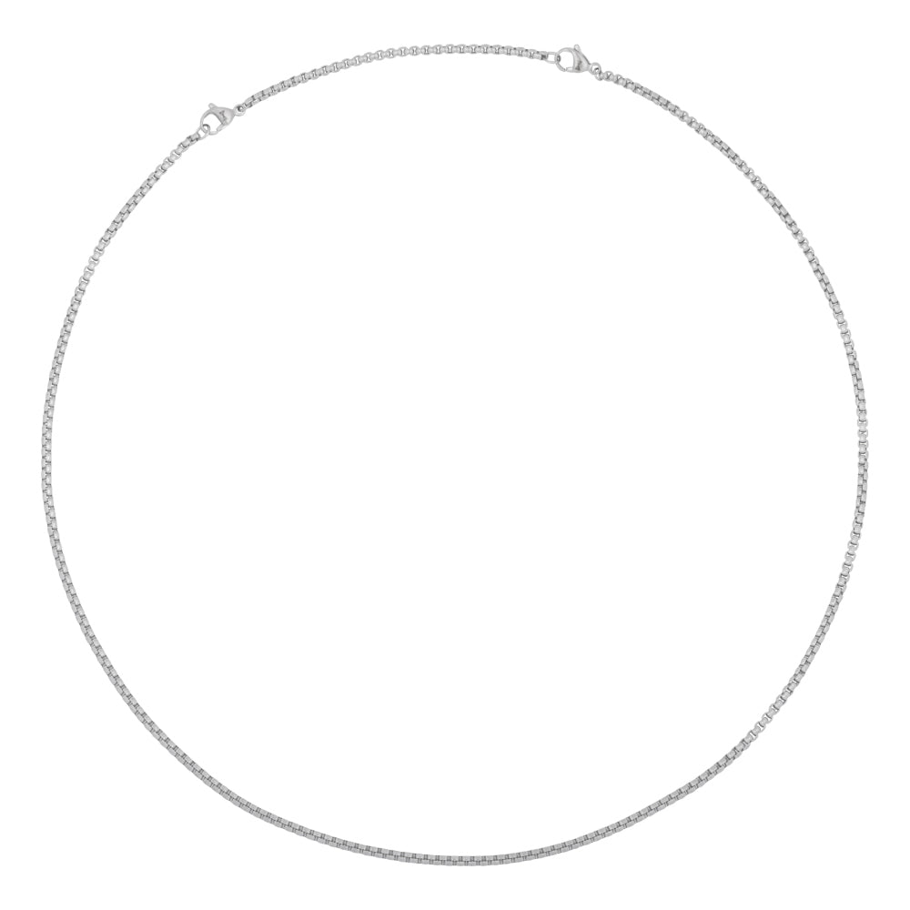 Silberkette Herren - Loose Chain Rolo - Inox