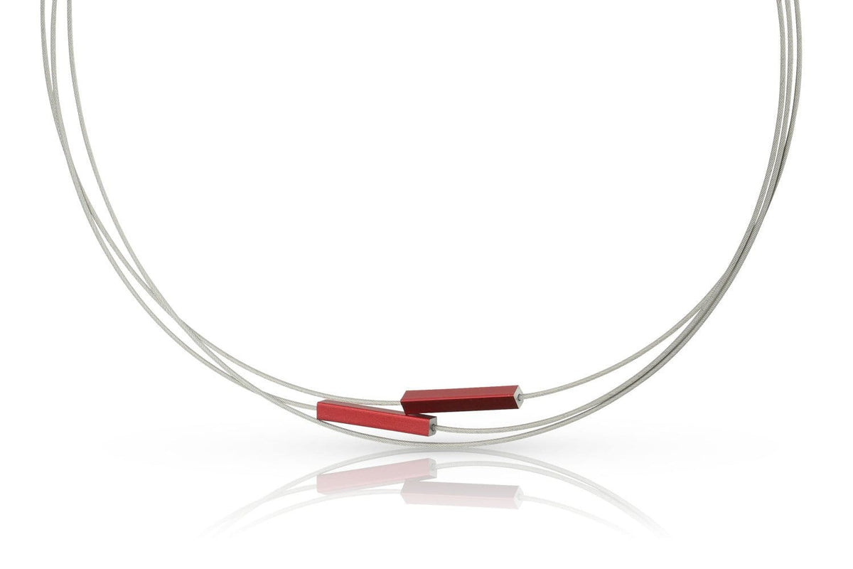 Halskettenstangen Rot C243R