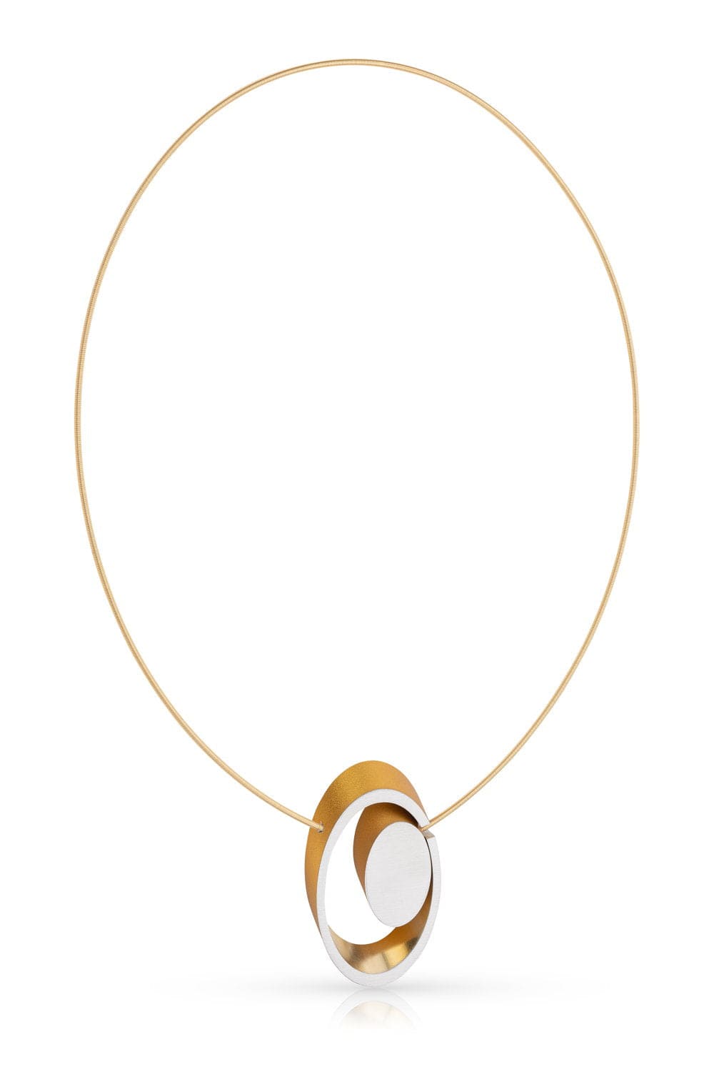 Halskette Ovale ineinander Gold|Gelb C246G