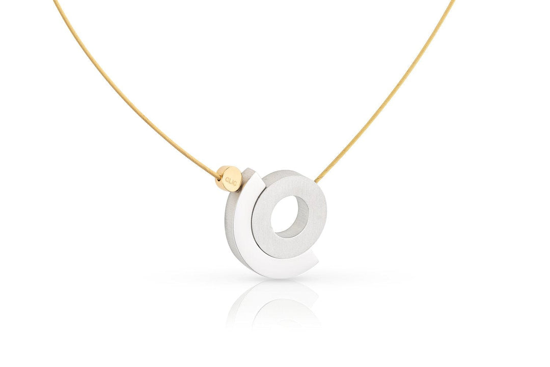 Halskette Ring im Halbring C248G