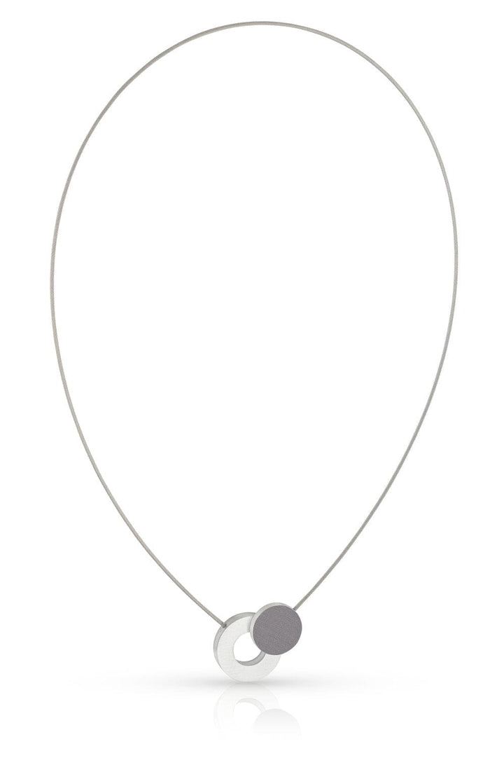 Halskette Farbiger Kreis und ein Ring C265AG