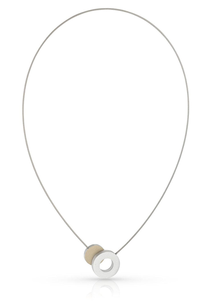 Halskette Farbiger Kreis und ein Ring C265AG