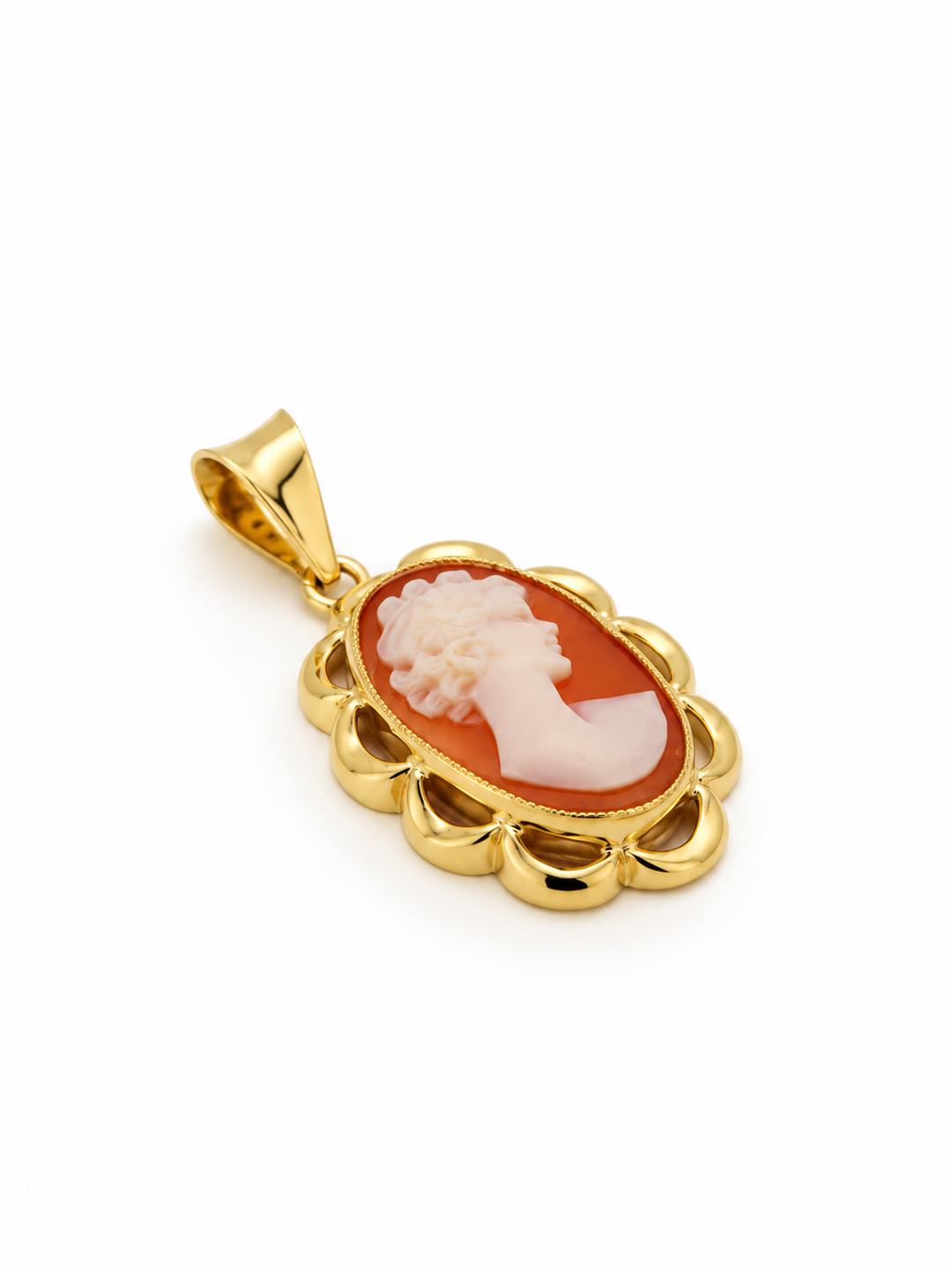 Vintage Goldanhänger 14K Kamee 1,8 g
