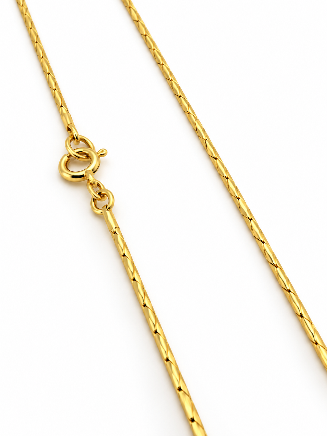 vintage gouden collier 14K cobra 5.5gr