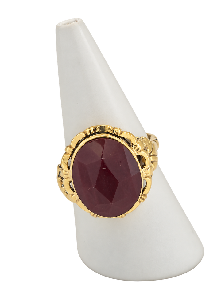 Vintage Goldring Karneol 14K 3,4g