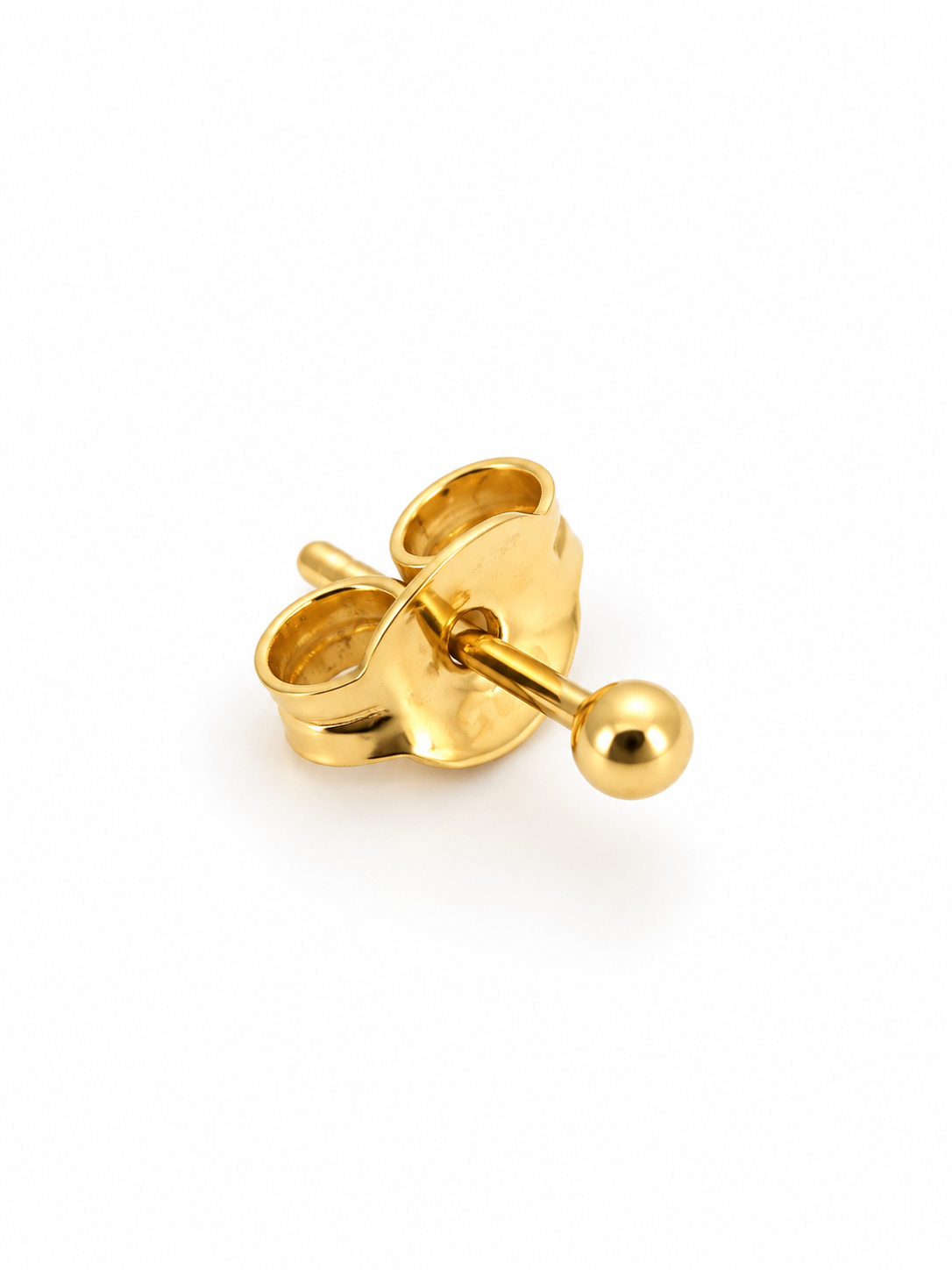 Vintage Goldohrringe 14K Ohrringe Welle 5.2gr