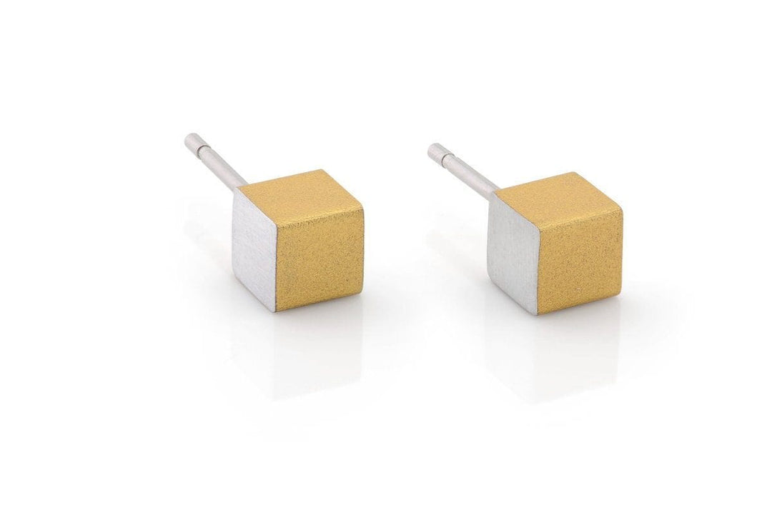 Ohrringwürfel Gold|Gelb O28G