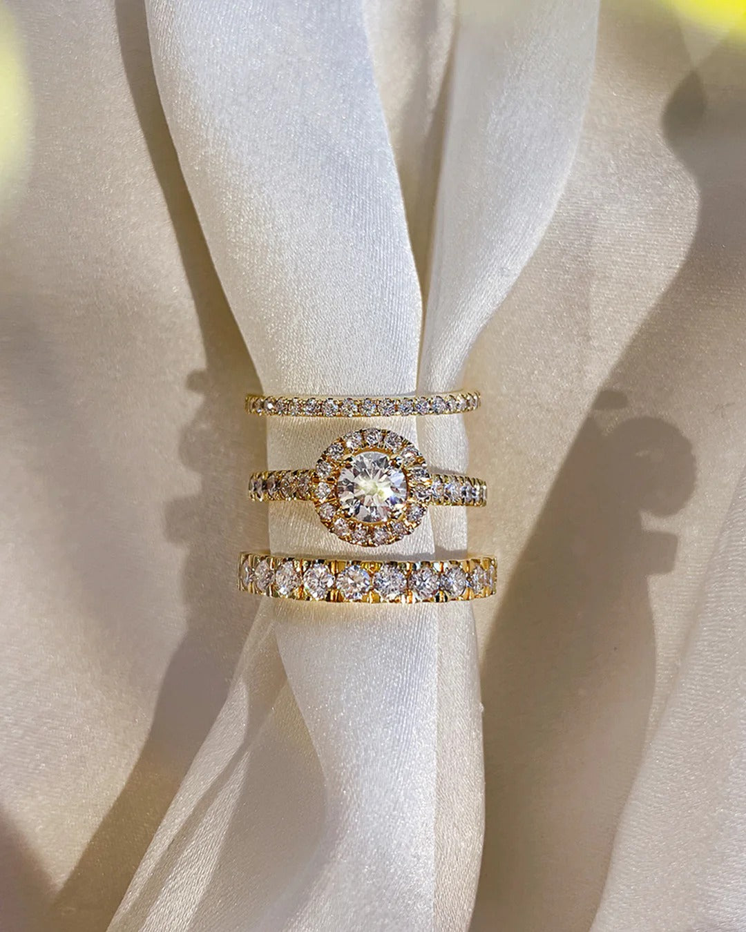 Ring Emma Royal 1,00 ct. Gelbgold