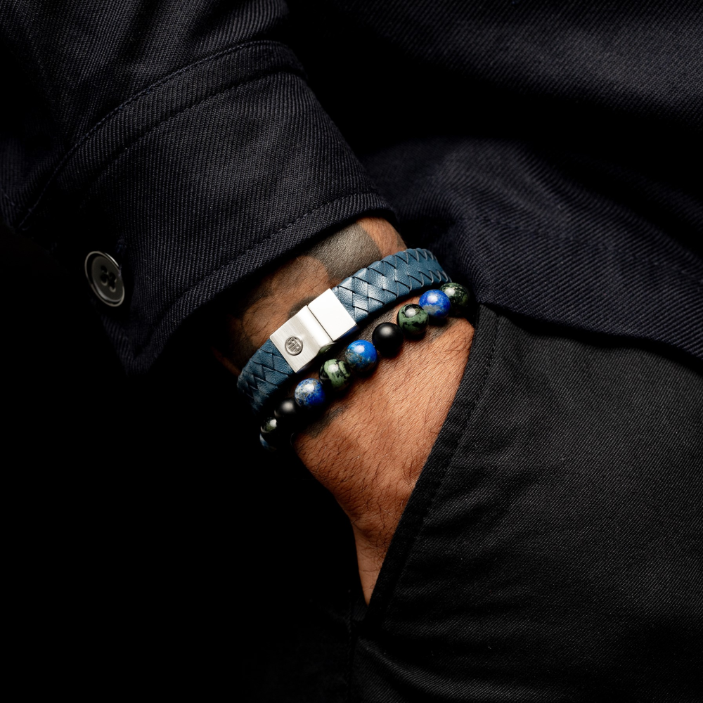 River Deep – 8mm – Herren-Perlenarmband