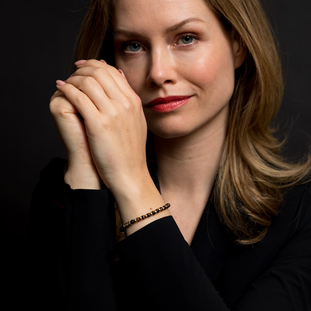 Mix Glasperlen Tiger Gold - 4mm - Perlenarmband Damen