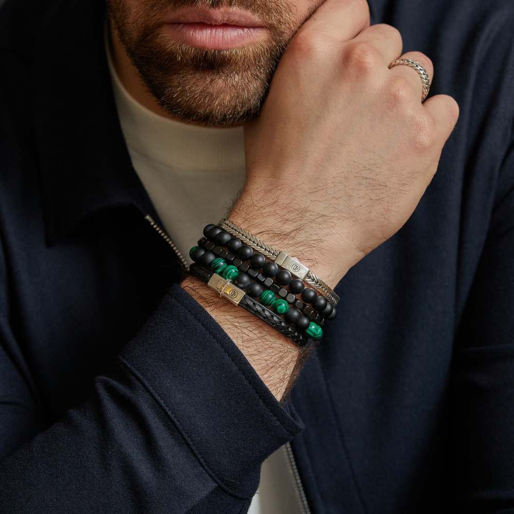Mad Panther - 8mm - Herren Perlenarmband