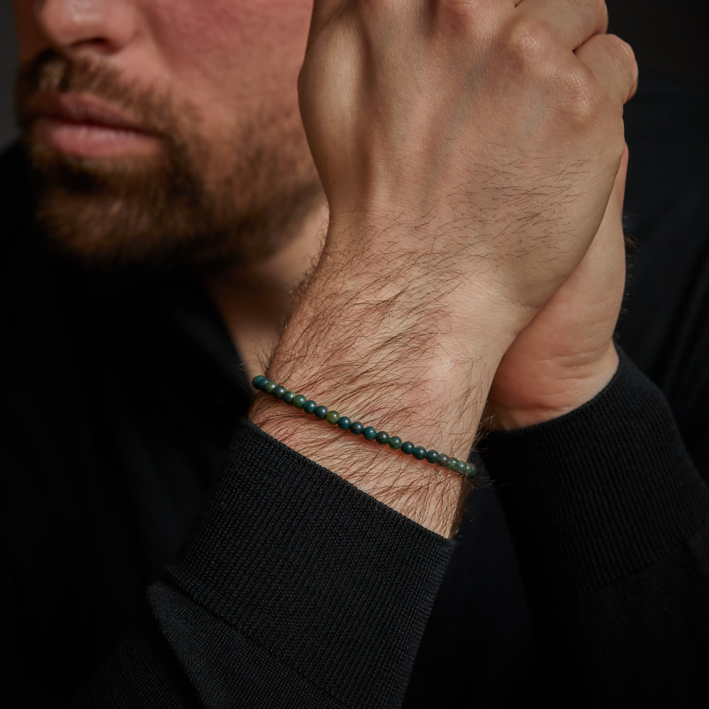 Secret Garden - 4mm - Perlenarmband Herren