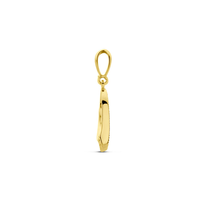 Anhänger Herz Zirkonia 14K Gelbgold